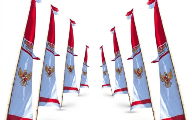 Bendera Umbul-Umbul Layur Merah Putih