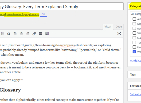WordPress Terminology Glossary: Every Term Explained Simply
