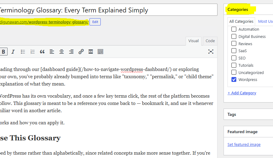 WordPress Terminology Glossary: Every Term Explained Simply