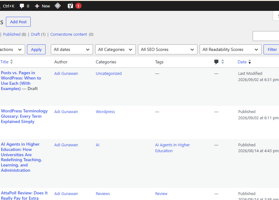 Posts vs. Pages in WordPress: When to Use Each (With Examples)